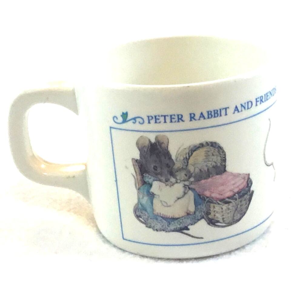 Peter Rabbit and Friends Vintage Child Baby Cup Mug Plastic